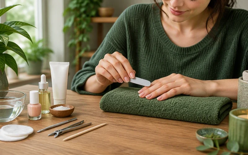 basic nail care at home without salon