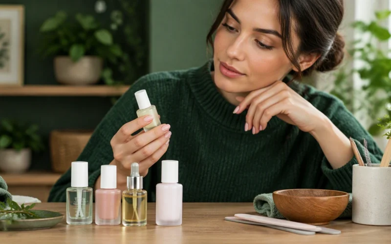 choosing nail polish safe for weak nails