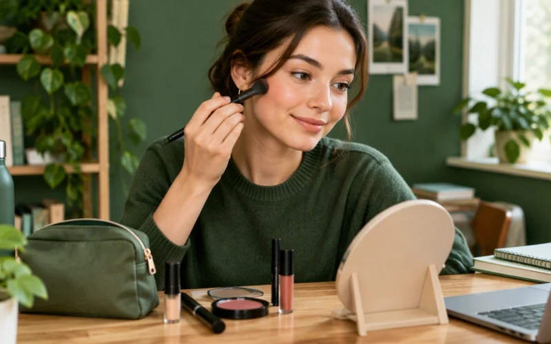 everyday makeup for work and school